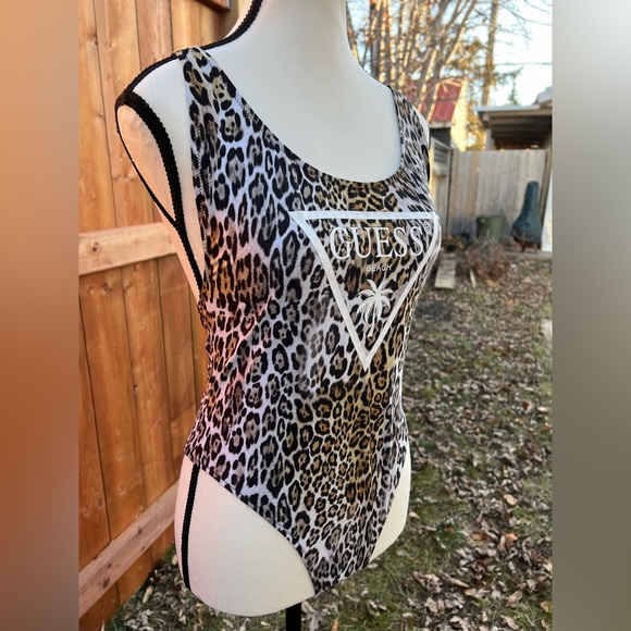 Guess Leopard Print Swimsuit - Picture 8 of 9
